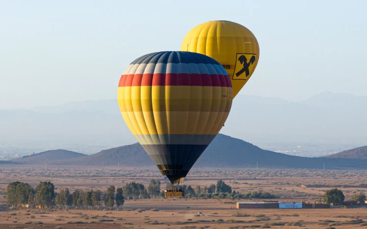 hot air balloon vip flight