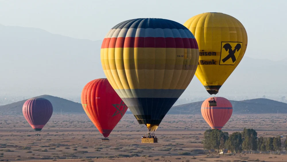 hot air balloon vip flight